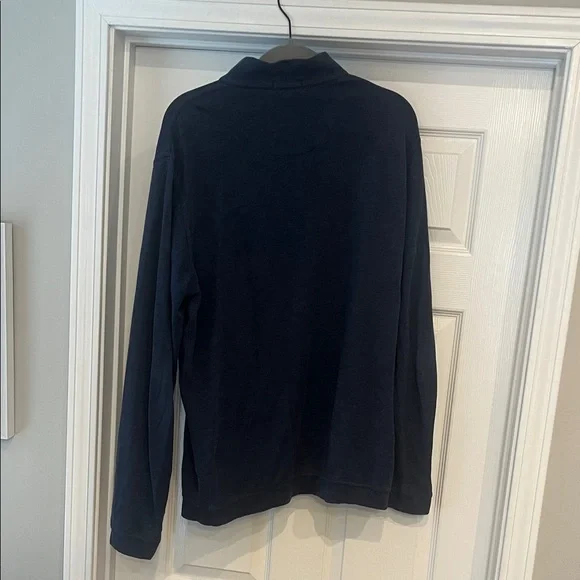 Auburn University Peter Millar Dark Blue Zip-Up Sweater - Picture 3 of 3